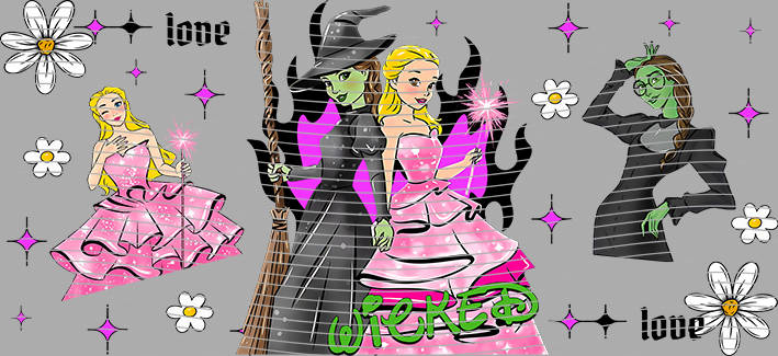 16oz Disney style-D-1078